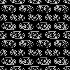 Spiral geometric seamless pattern 25.08