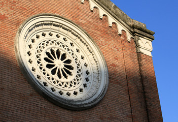 Round window at Church