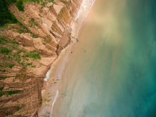 Above Cliffs in Colour