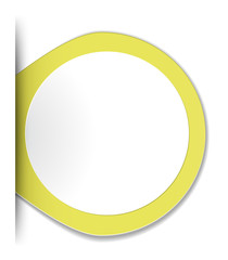 the blank oval label