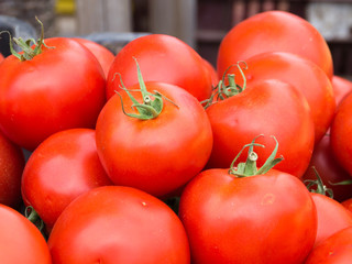 Fresh vegetables on farmers market.