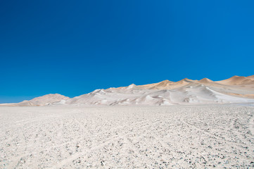 Fototapeta premium Sand dunes in Paracas National Park, Peru