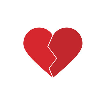 broken heart Icon.