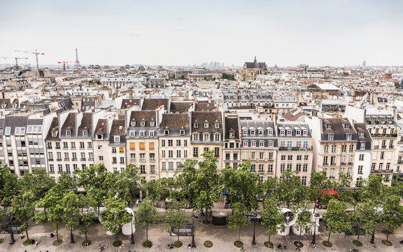Cityscape of Paris, France