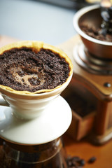 Hand drip coffee