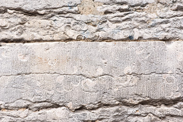 Old stone and cement wall surface