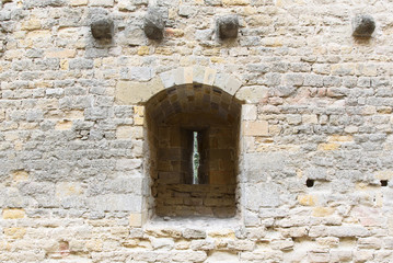Fototapeta na wymiar Antique stone wall