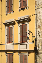 Fragment of old house in Cagliari. Sardinia. Italy