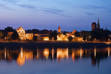 Torun at Twilight River View © Artur Bogacki