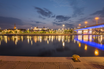Szczecin - Nocny widok miasta