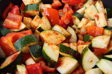 frisches Pfannengemüse