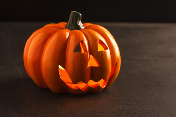 Pumpkin for Halloween on background