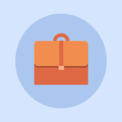 Briefcase Icon Business Case Flat Design