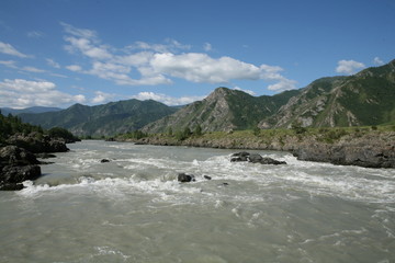 Altai region Russia mountain landscapes