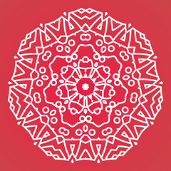 Geometric Mandala. Vintage decorative elements. Hand drawn background. Islam, Arabic, Indian motive