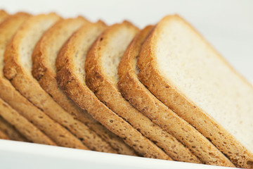 Close up of a group of rusks