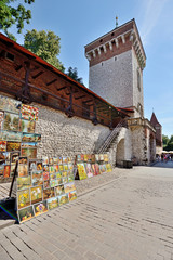 Brama Floriańska w Krakowie 