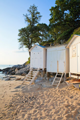 Cabines de plages &agrave; Noirmoutier