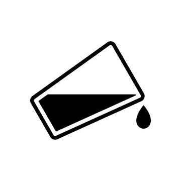 Glass And Flowing Water Icon