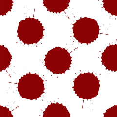 Realistic blood splatters pattern