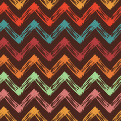 bright background with colorful zigzag lines