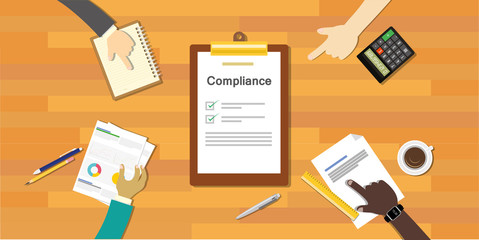 compliance to regulation process standard industry company