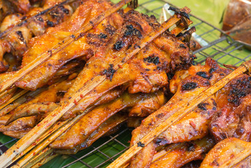 grilled chicken , Thai food style