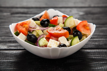 Delicious greek salad