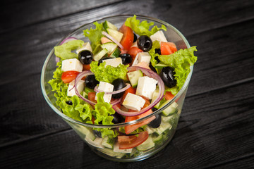 Delicious greek salad