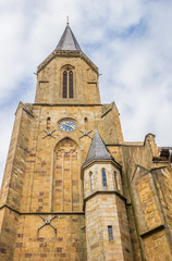 Fototapeta na wymiar Tower of the St. Clemens church in Telgte
