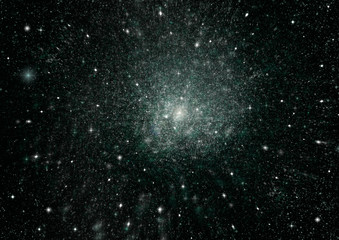 galaxy in a free space