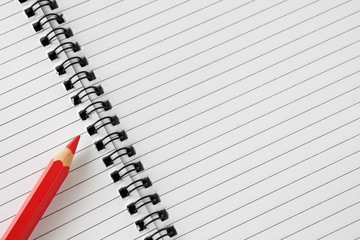 Red pencil - background