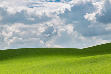 Fields near Hodonin in Moravia