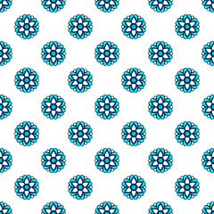 Seamless background with abstract ethnic pattern.