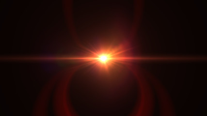 lighting flare abstract