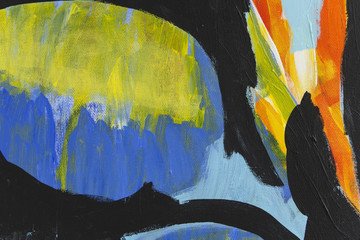 Abstract Acrylic Painted Background