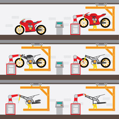 motorcycle factory, build the big bike