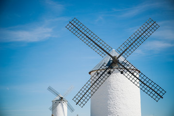 Traditional windmills, Toledo, Spain