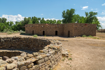 Aztec Ruins National Monument in New Mexico.