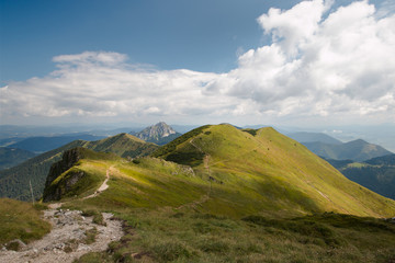 Slovakian mountain Mala Fatra, area of National Nature Reserve Chleb, Slovakia