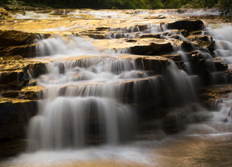 Fototapeta premium Waterfall on Muddy Creek near Albright WV