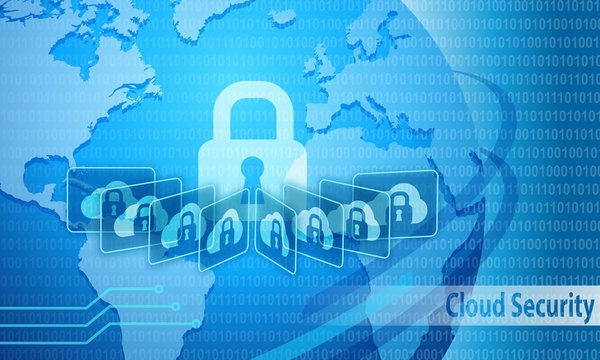Cloud Security Protection Background