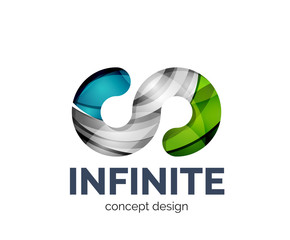 Infinite logo business branding icon
