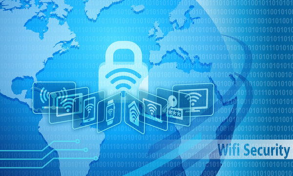 Wifi Security Protection Background