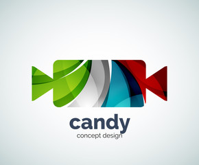 Vector candy logo template