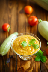 squash caviar cooked with different vegetables and spices