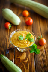 squash caviar cooked with different vegetables and spices