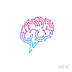 Abstract logo design template,Technology abstract dot connection cross vector logo