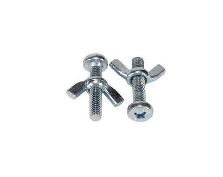 metal screw bolt and nuts