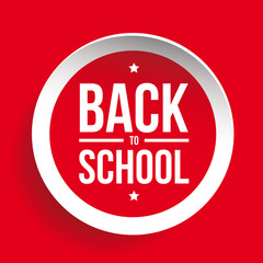 Back to School sign button